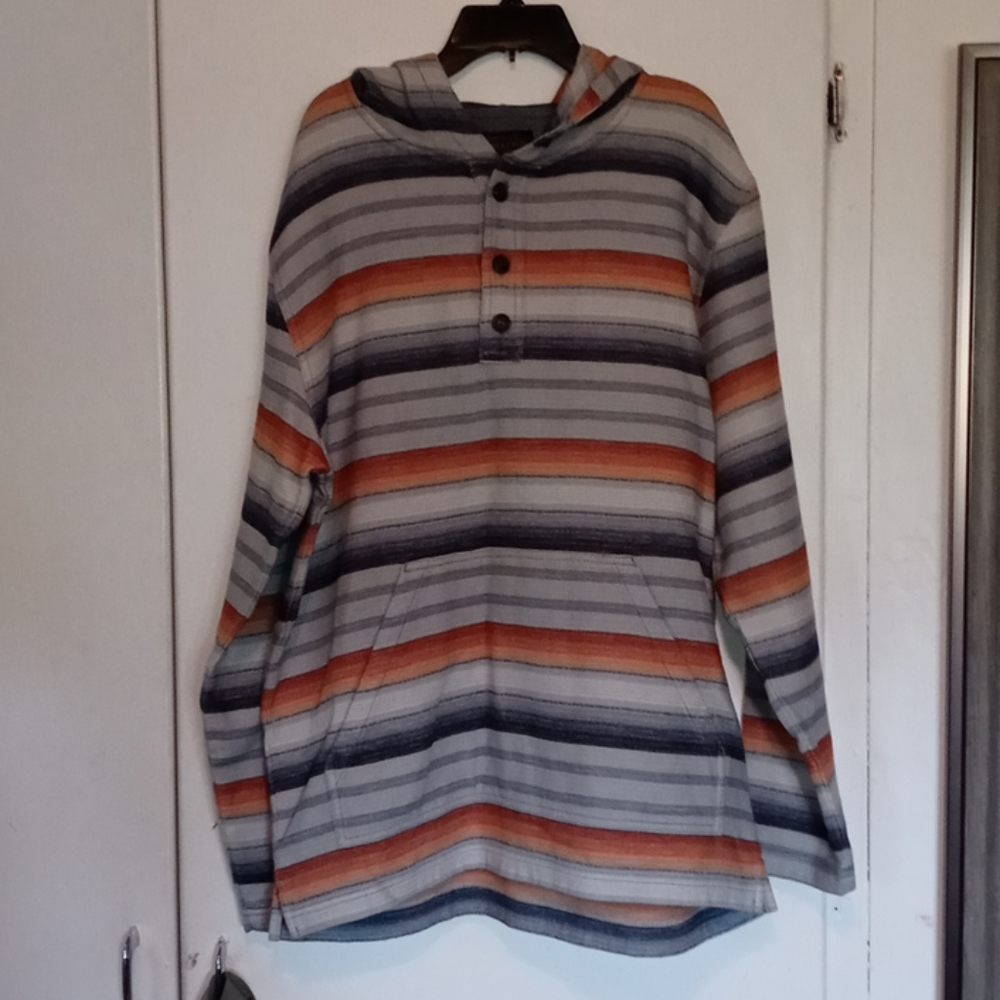 MENS PENDLETON HOODED LONG SLEEVE